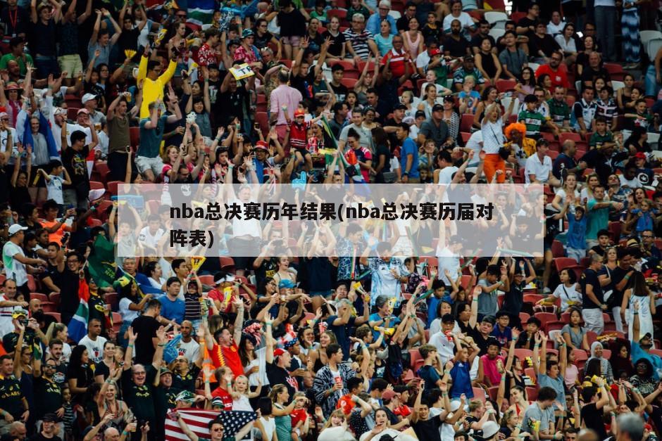 nba总决赛历年结果(nba总决赛历届对阵表)